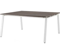 Стол офисный Kobor A/2-160/140 black/wood 216294