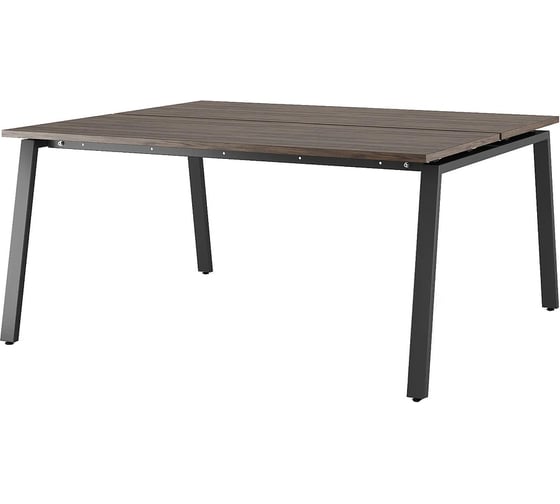 Стол офисный Kobor A/2-160/160 black/charlston 216343