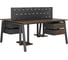 Стол офисный Kobor A/2-160/160 black/charlston 216343 2
