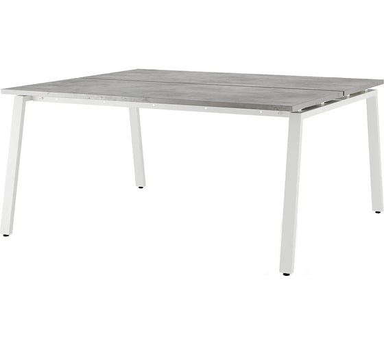 Стол офисный Kobor A/2-80/120 white/chicago 216574