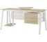 Стол офисный Kobor A-120/70 white/natural 210801 3