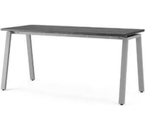 Стол офисный Kobor A-120/70 aluminum/wood 210676