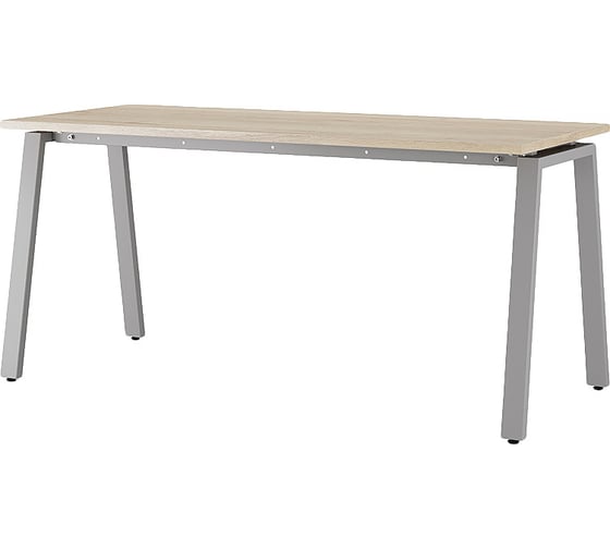 Стол офисный Kobor A-120/70 aluminum/natural 210697