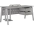 Стол офисный Kobor A-160/80 aluminum/chicago 210664 2