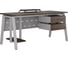 Стол офисный Kobor A-160/80 aluminum/charlston 210727 2