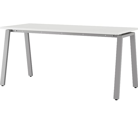 Стол офисный Kobor A-80/80 aluminum/premium 210639