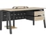 Стол офисный Kobor AB-120/70 black/natural 210905 2