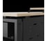 Стол офисный Kobor AB-120/70 black/natural 210905 6
