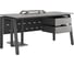 Стол офисный Kobor AB-120/70 black/chicago 210863 2