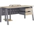 Стол офисный Kobor AB-120/70 graphite/natural 211009 2