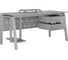 Стол офисный Kobor AB-160/80 aluminum/chicago 211080 2