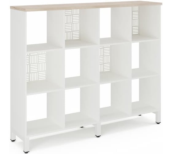 Стеллажная система Kobor SQ-3Х4 white/natural 220405