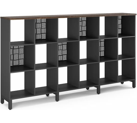 Стеллажная система Kobor SQ-3Х6 black/charlston 220409
