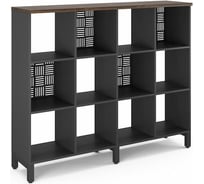 Стеллажная система Kobor SQ-3Х4 black/charlston 220398