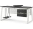 Стол компьютерный Kobor KTR-140/70 white/wood 254109 2