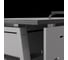 Стол компьютерный Kobor KTR-140/70 aluminum/wood 254005 5