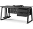 Стол компьютерный Kobor KTR-140/70 black/wood 253797 2