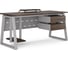 Стол компьютерный Kobor KTR-140/70 aluminum/charlston 254047 3
