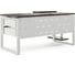 Стол компьютерный Kobor KO1-180/80 white/charlston 253328 3