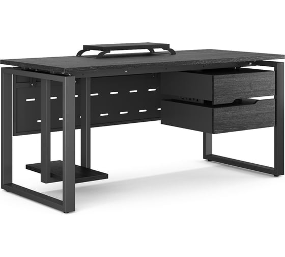 Стол компьютерный Kobor KO1-80/70 black/wood 252962