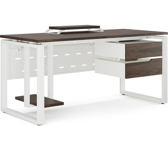Стол компьютерный Kobor KO1-80/80 white/charlston 253323