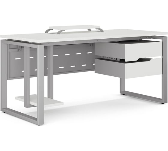 Стол компьютерный Kobor KO1-80/80 aluminum/premium 253135