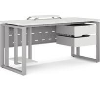 Стол компьютерный Kobor KO2-140/80 aluminum/premium 253554