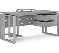 Стол компьютерный Kobor KO2-180/70 aluminum/chicago 253570