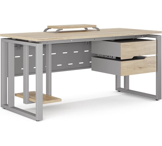 Стол компьютерный Kobor KO2-80/70 aluminum/natural 253607