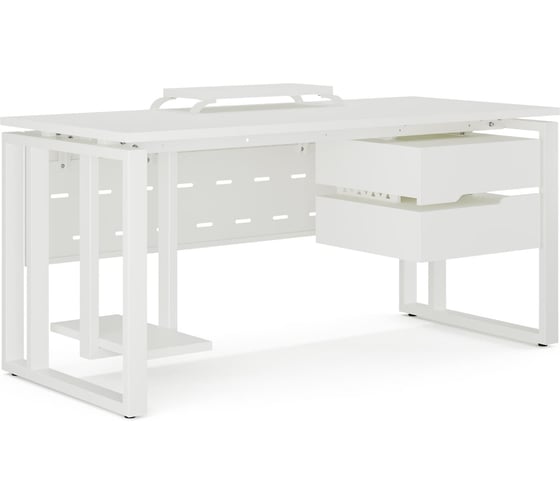 Стол компьютерный Kobor KO2-80/60 white/premium 253641