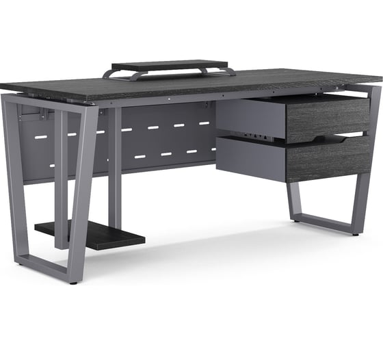 Стол компьютерный Kobor KOTR-100/60 graphite/wood 254308