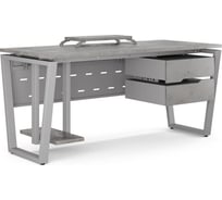 Стол компьютерный Kobor KOTR-140/60 aluminum/chicago 254393