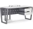 Стол компьютерный Kobor KOTR-140/70 graphite/premium 254275 1