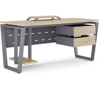 Стол компьютерный Kobor KOTR-180/80 graphite/natural 254347