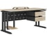 Стол офисный Kobor L1-160/80 black/natural 211746 3
