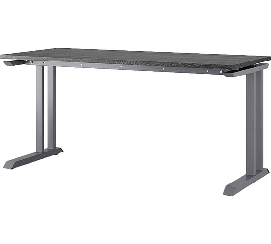 Стол офисный Kobor L1-160/80 graphite/wood 211829