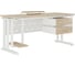 Стол офисный Kobor L1-160/80 white/natural 212058 3