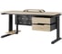 Стол офисный Kobor L2-180/80 black/natural 212163 4