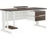 Стол офисный Kobor L2-160/80 white/charlston 212495 3