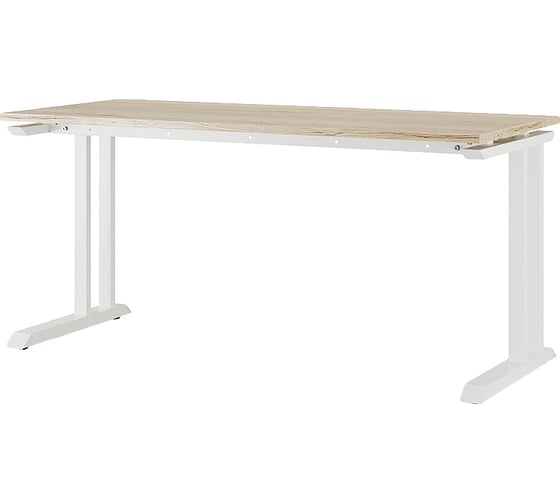 Стол офисный Kobor L1-180/80 white/natural 212059