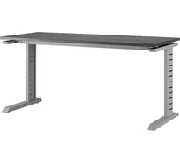 Стол офисный Kobor L2-180/70 aluminum/wood 212343