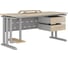 Стол офисный Kobor L1-180/70 aluminum/natural 211948 3