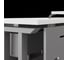 Стол офисный Kobor L1-160/80 aluminum/premium 211891 7