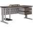 Стол офисный Kobor L2-180/80 aluminum/charlston 212392 3