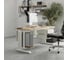 Стол офисный Kobor L2-180/80 white/natural 212475 8