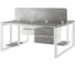 Стол офисный Kobor O1/2-160/160 white/chicago 217008 3