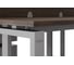 Стол офисный Kobor O1/2-160/160 aluminum/charlston 216967 6