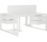 Стол офисный Kobor O1/2-160/120 white/premium 216973 4