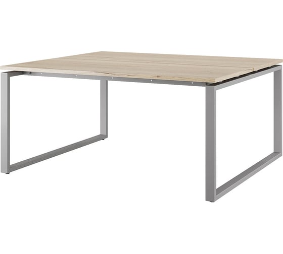 Стол офисный Kobor O1/2-180/160 aluminum/natural 216947