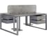 Стол офисный Kobor O1/2-160/160 graphite/chicago 216800 4